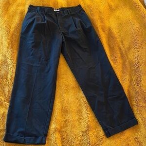 𝅺izod Men’s Trouser Pants Navy Size 34